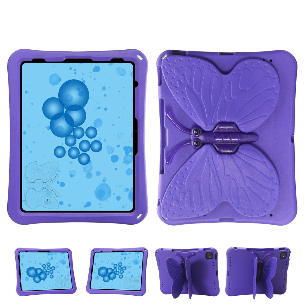 Kids EVA Anti-Fall Proof Butterfly Tablet Cases For iPad 9 Air 10.2 10.5 11 10.9 10 2022 Pro 9.7 12.9 Inch Armor Stand Tablet Case