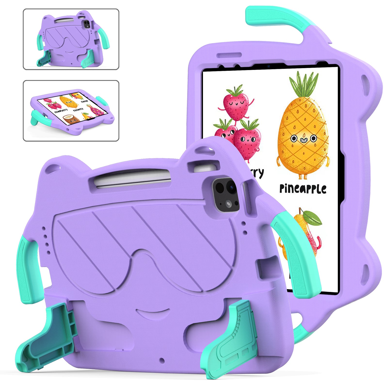 Kids EVA Anti-Fall Proof Little Hand Tablet Cases For iPad 9 Air 10.2 10.5 11 10.9 10 2022 Pro 9.7 12.9 Inch Armor Stand Tablet Case