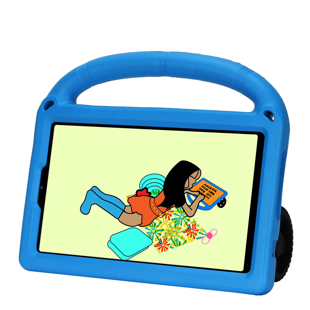 Kids Funda Wheel Tablet Case For Samsung Galaxy Tab A 10.1 For Samsung EVA Case with Strap for A2757 A2777 A2696 with Pen Holder