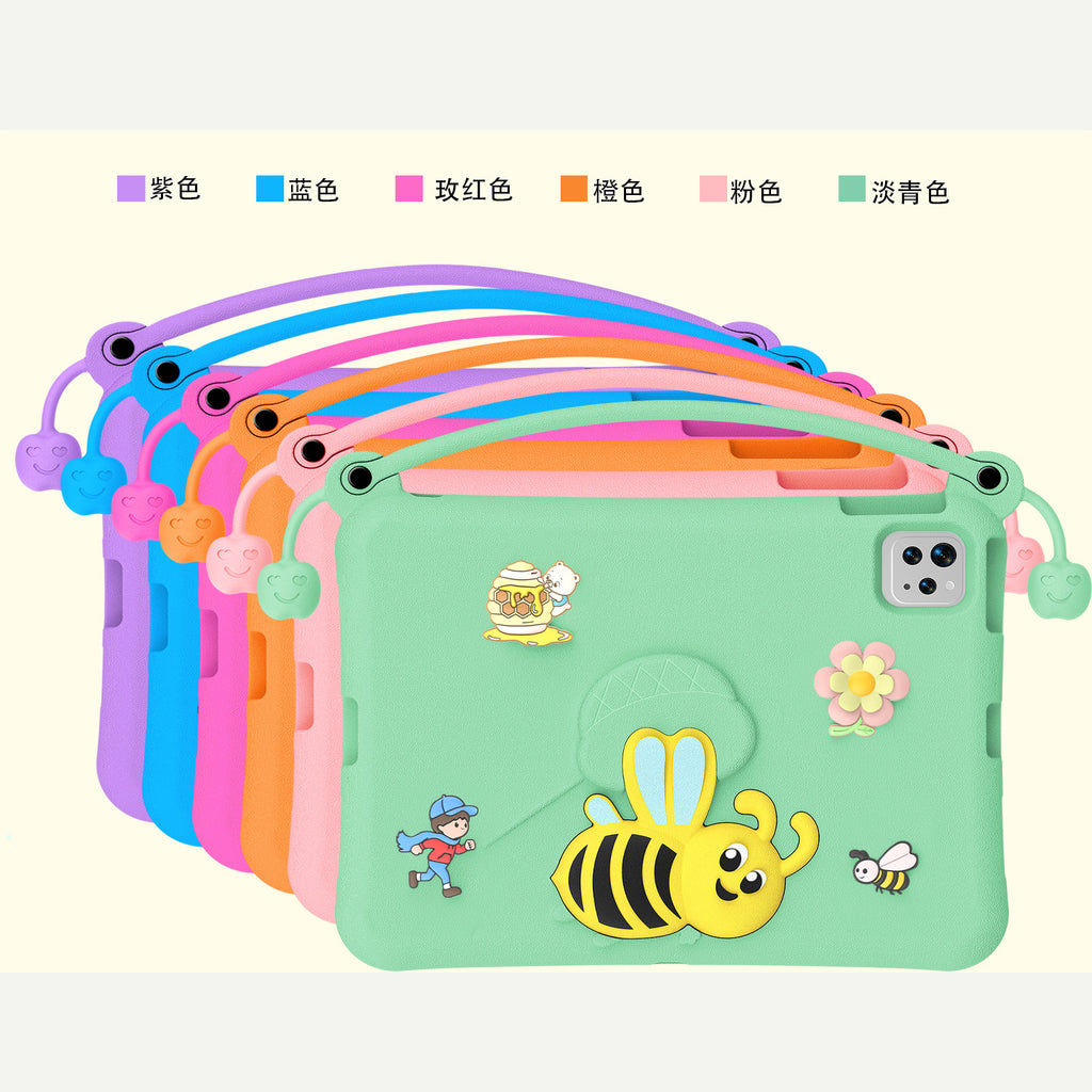 Kids Funda Bee Tablet Case For Samsung Galaxy Tab A 10.1 For Samsung EVA Case with Strap for A2757 A2777 A2696 with Pen Holder