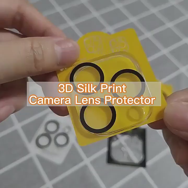 3D HD Clear Anti-scratch Tempered Glass Camera Lens Screen Protector